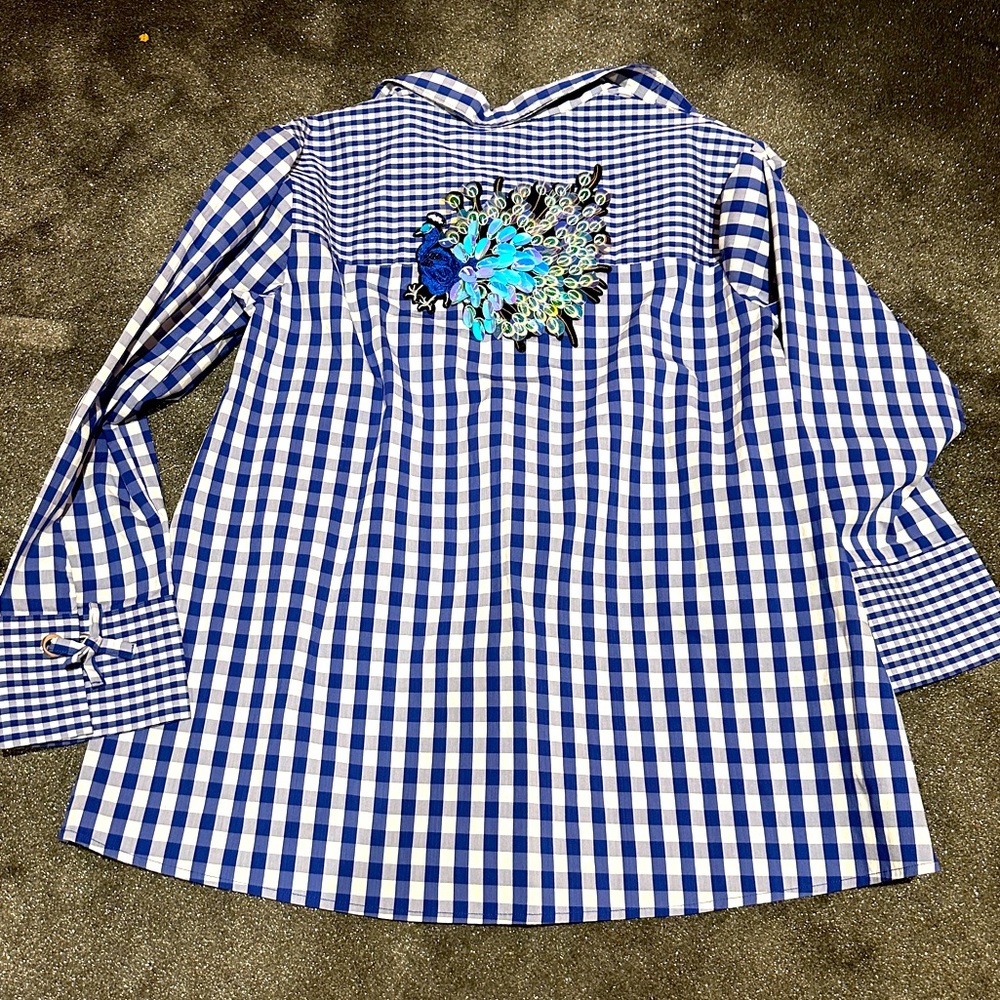 Pleats Collection peacock 🦚 top